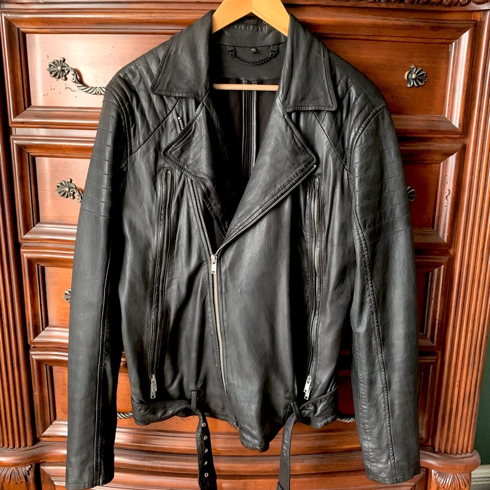 Joe’s Jeans Lamb Leather Moto Jacket